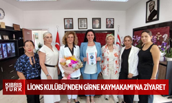 Girne Vatan Lions Kulübü’nden Girne Kaymakamı’na Ziyaret