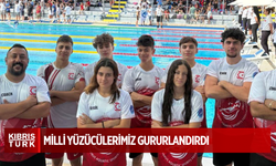 Milli yüzücülerimiz gururlandırdı