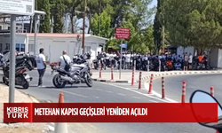 Motosikletli eylem nedeniyle duran Metehan Kapısı geçişleri yeniden açıldı