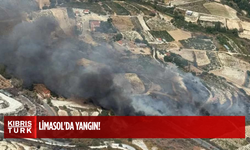 Limasol'da yangın!