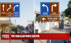 Ramadan Cemil Meydanı yön tabelaları monte ediliyor