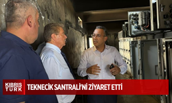 Başbakan Üstel ve hükümet ortakları Teknecik Santrali'ni ziyaret etti