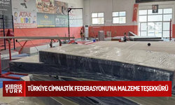 Cimnastik Federasyonu’ndan Türkiye Cimnastik Federasyonu'na malzeme teşekkürü