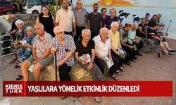 Gençlik Dairesi Müdürlüğü, yaşlılara yönelik etkinlik düzenledi