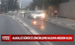 Girne’de Alkollü Sürücü Zincirleme Kazaya Neden Oldu: 1 Yaralı