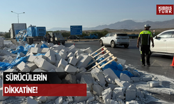 Gazimağusa–Lefkoşa Yolunda Trafik Uyarısı