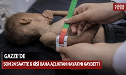 Gazze'de son 24 saatte 1'i çocuk 6 kişi daha açlıktan hayatını kaybetti