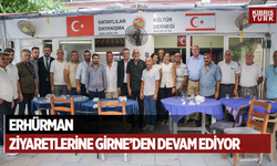 Erhürman ziyaretlerine Girne’de devam etti…“Yarınlarımız bugünden çok daha güzel olacak”