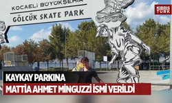 Kocaeli’de kaykay parkına Mattia Ahmet Minguzzi'nin ismi verildi