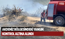 Akdeniz bölgesindeki yangın kontrol altına alındı, soğutma çalışmaları devam ediyor