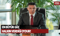 Amcaoğlu: “Artık son söz halkın, en büyük güç halkın verdiği oydur”