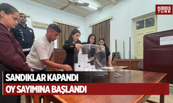 Sandıklar kapandı, oy sayımına başlandı
