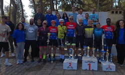 Bisiklet yarışında dereceye girenler ödüllerini aldı