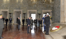 Cumhurbaşkanı Erhürman’ın Ankara temasları Anıtkabir’le başladı
