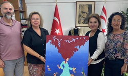 Şafakoğulları’nın ilk kişisel sergisinden bir eser Kültür Dairesi Sanat Koleksiyonu'na kazandırıldı