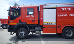 Haspolat’ta Şantiye Yangını