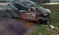 İskele-Geçitkale anayolunda trafik kazası: 1 kişi hayatını kaybetti