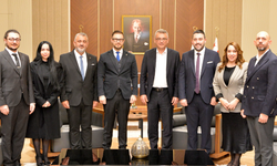 Cumhurbaşkanı Tufan Erhürman, Kıbrıs Türk Mimarlar Odası başkanı ve beraberindeki heyetle görüştü