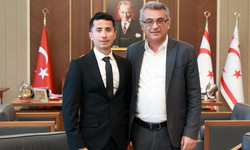 Cumhurbaşkanı Erhürman, Rekortmen Atlet Hakan Tazegül’ü Kabul Etti