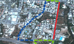 Girne’de Ecevit Caddesi bu akşam kısmı olarak trafiğe kapatılacak