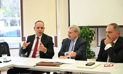 Harmancı ile Johannes Hahn ara bölgede bir araya geldi