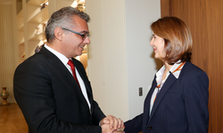 Cumhurbaşkanı Erhürman-Holguin görüşmesi başladı