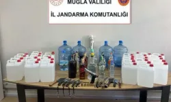 Muğla'da 1 Ton Sahte İçki Yakalandı