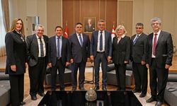 Cumhurbaşkanı Tufan Erhürman, YÖDAK heyetini kabul etti