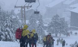 Uludağ'da telesiyej arızası: Tatilciler havada mahsur kaldı