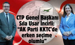 CTP Genel Başkanı İncirli: “AK Parti KKTC’de erken seçime olumlu”
