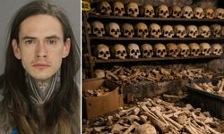 Ülke ayakta! Evinde 100'den fazla kafatası ve kemikler bulundu