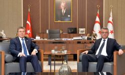 Cumhurbaşkanı Erhürman, Başbakan Üstel’i kabul etti: Görüş alışverişinde bulunuldu