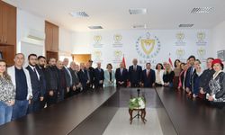 Bakan Çavuşoğlu, Türkiye- Kıbrıs Türk Cumhuriyeti İş Birliği Cemiyeti’ni kabul etti