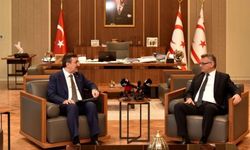 Tufan Erhürman, Cevdet Yılmaz'ı kabul etti: Masada olmak, haklardan ve siyasi eşitlikten vazgeçmek değildir