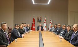 Cumhurbaşkanı Erhürman Mersin Ticaret ve Sanayi Odasını kabul etti