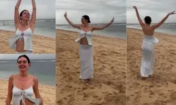 Melis Sezen, Bali'de yağmur altındaki dansıyla sosyal medyayı salladı