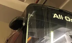 Trabzonspor’un takım otobüsüne taşlı saldırı