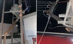 TIR trafoya çarptı: Akdoğan’ın bir bölümüne elektrik verilemiyor