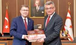 Erhürman, TDK Başkanı Osman Mert ve Heyetini Kabul Etti