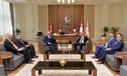 Cumhurbaşkanı Erhürman Kızılay heyetini kabul etti