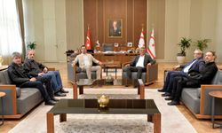Cumhurbaşkanı Tufan Erhürman, Kuzey Kıbrıs Su Sporları Federasyonu başkanı ve yönetim kurulu üyelerini kabul etti