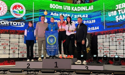 Genç atlet Ada Kafa'dan büyük bir başarı daha! 800 metrede U-18 Türkiye şampiyonu