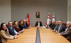 Erhürman, KTEZO yetkililerini kabul etti