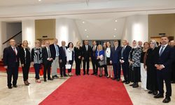 Cumhurbaşkanı Erhürman, Türk Dünyası Arabulucular Birliği ve Kıbrıs Türk Barolar Birliği'ni kabul etti