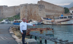 Bakan Ataoğlu, Girne Antik Limanı’nda yürütülen çalışmaları inceledi