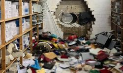 Endüstriyel matkapla bankanın duvarını delip milyonlarca euro çaldılar