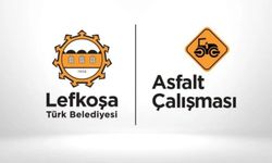 Lefkoşa Türk Belediyesi'nden Küçük Kaymaklı’da asfalt çalışması
