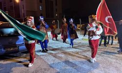 Nevşehir'de vatandaşlar sahura mehter marşıyla uyandılar