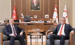 Cumhurbaşkanı Erhürman, Başbakan Üstel’i kabul etti