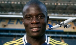 Kante, uçaktayken tarihe geçti!